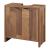Waschbeckenunterschrank Namsskogan 60x60x30cm Walnussoptik [en.casa]