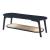 Couchtisch Taivalkoski 120x43x40 cm Schwarz/Rattanoptik [en.casa]