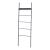 Leiterregal Øksnes 160x50x27,5 cm Schwarz [en.casa]