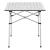 Masă pliabilă din aluminiu Castilenti 70x70x70 cm, argintie