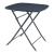 Masă pliabilă de grădină Sande din oțel, 71x70x70 cm, negru