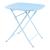 Masă pliabilă de grădină din oțel 71x70x70 cm, albastru deschis