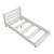 Pat de o persoană Vesanto 100x200 cm alb, cu somieră inclusă