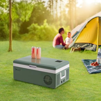 Lada frigorifica auto cu compresor 15L Arnesano, -20°C, verde army