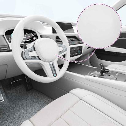 Folii auto 4D, 2 buc., alb, 100x150 cm + 50x150 cm GartenMobel Dekor