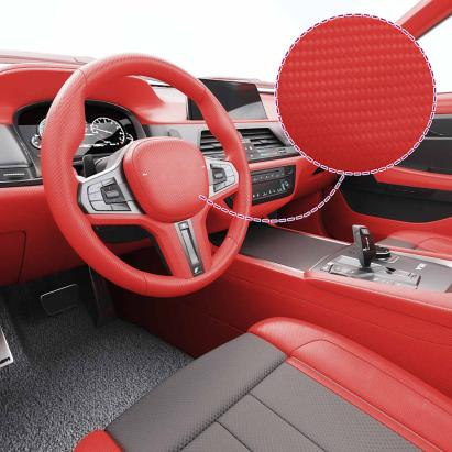 Folii auto 4D, 2 buc., roșu, 100x150 cm + 50x150 cm GartenMobel Dekor