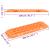 Plăci de tracțiune, 2 buc., portocaliu, 106x30,5x7 cm, nailon GartenMobel Dekor