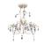 Lampă de plafon suspendată, cristal, candelabru alb elegant GartenMobel Dekor