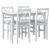 Set mobilier de bucătărie, 5 piese, alb   GartenMobel Dekor