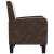 Fotoliu, maro, piele ecologică GartenMobel Dekor