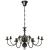 Candelabru alb de metal în stil antichizat, 8 x becuri E14 GartenMobel Dekor