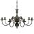Candelabru alb de metal în stil antichizat, 8 x becuri E14 GartenMobel Dekor