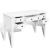 Birou de lucru cu 5 sertare, alb GartenMobel Dekor