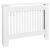 Mască de calorifer încălzire, dulap radiator, alb, 112 cm, MDF GartenMobel Dekor