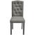 Scaune de bucătărie, 2 buc., gri, material textil GartenMobel Dekor