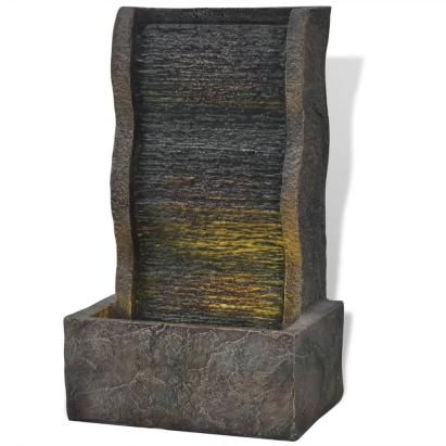 Fântână de interior din polirășină cu iluminare LED GartenMobel Dekor