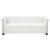 Canapea Chesterfield cu 3 locuri, piele artificială, alb  GartenMobel Dekor
