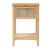 Noptieră Leirfjord din bambus natur cu sertar și poliță, 60x40x35 cm