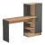 Birou cu dulap Varhalo 120x153x40 cm, stejar sonoma si antracit