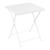 Masă pliantă de grădină Vegårshei din oțel, 45x40x40 cm, albă