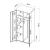 Dulap metalic pentru haine Seinajoki, alb, 180x76x50 cm, 2 usi