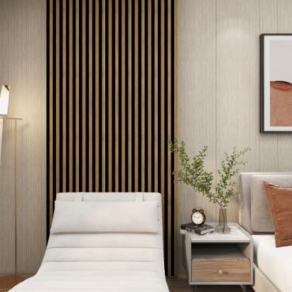 Set 16 panouri decorative 3D pentru perete Blaricum, stejar, 195x12 cm