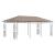 Pavilion cu plasă anti-țânțari, gri taupe, 6x3x2,73 m, 180 g/m² GartenMobel Dekor