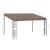 Pavilion montat pe perete, 4x3 m, textil, gri taupe GartenMobel Dekor