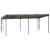 Pavilion montat pe perete, gri taupe, 6 x 3 m, material textil GartenMobel Dekor