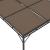 Pavilion de grădină cu perdea laterală, gri taupe, 4x3x2,25 m GartenMobel Dekor