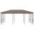 Pavilion, gri taupe, 6 x 3 m, material textil GartenMobel Dekor