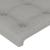 Tăblie de pat cu LED, gri deschis, 80x5x118/128 cm, textil GartenMobel Dekor