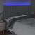 Tăblie de pat cu LED, gri deschis, 180x5x118/128 cm, textil GartenMobel Dekor