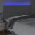 Tăblie de pat cu LED, gri deschis, 200x5x118/128 cm, textil GartenMobel Dekor