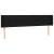 Tăblie de pat cu LED, negru, 163x16x78/88 cm, textil GartenMobel Dekor