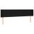 Tăblie de pat cu LED, negru, 183x16x78/88 cm, textil GartenMobel Dekor
