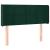 Tăblie de pat cu LED, verde închis, 83x16x78/88 cm, catifea GartenMobel Dekor