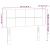 Tăblie de pat cu LED, gri închis, 93x16x78/88 cm, catifea GartenMobel Dekor
