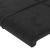 Tăblie de pat cu LED, negru, 93x16x78/88 cm, catifea GartenMobel Dekor