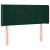 Tăblie de pat cu LED, verde închis, 103x16x78/88 cm, catifea GartenMobel Dekor