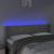 Tăblie de pat cu LED, gri deschis, 147x16x78/88 cm, catifea GartenMobel Dekor