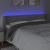 Tăblie de pat cu LED, gri deschis, 163x16x78/88 cm, catifea GartenMobel Dekor