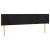Tăblie de pat cu LED, negru, 163x16x78/88 cm, catifea GartenMobel Dekor