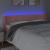 Tăblie de pat cu LED, roz, 163x16x78/88 cm, catifea GartenMobel Dekor