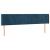 Tăblie de pat cu LED, albastru închis, 203x16x78/88 cm, catifea GartenMobel Dekor