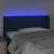 Tăblie de pat cu LED, albastru, 83x16x78/88 cm, textil GartenMobel Dekor