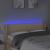 Tăblie de pat cu LED, crem, 147x16x78/88 cm, textil GartenMobel Dekor
