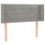 Tăblie de pat cu LED, gri deschis, 83x16x78/88 cm, catifea GartenMobel Dekor