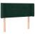 Tăblie de pat cu LED, verde închis, 83x16x78/88 cm, catifea GartenMobel Dekor
