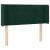 Tăblie de pat cu LED, verde închis, 93x16x78/88 cm, catifea GartenMobel Dekor